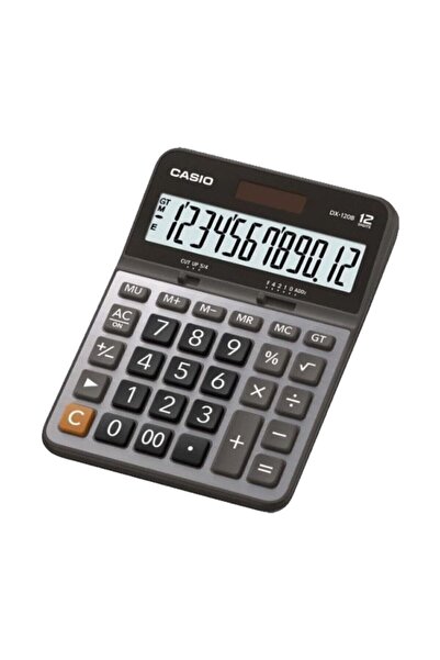 Casio Hesap Makinası Masa Üstü 12 Hane Dx-120b Siyah