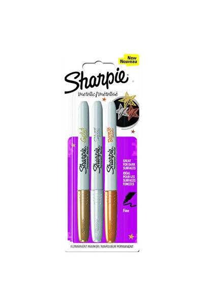 Sharpie Metalik Permanent Marker 3 Renk 1849114