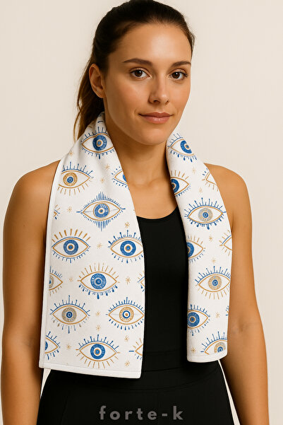 Fortek Home Digital Printed Sports Towel Fitness Towel - 50X100 cm