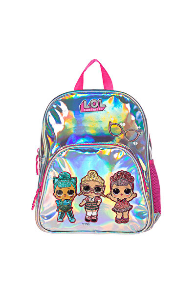 LOL حقيبة ظهر رياض الأطفال Surprise Fashion باللون الأبيض اللامع