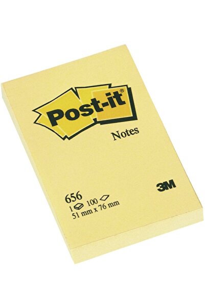Post-it 100 Yaprak Not Sarı 51x76 mm 656