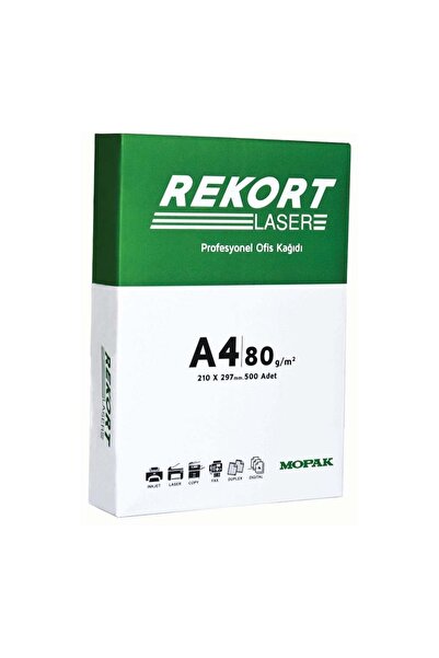 Mopak Rekort A4 80GR/M2 Fotokopi Kağıdı 500 Adet (1 Pk)