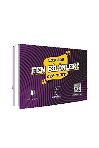 Karekök Yayınları Karekök 8. Sınıf LGS Cep Test Fen Bilimleri Zor