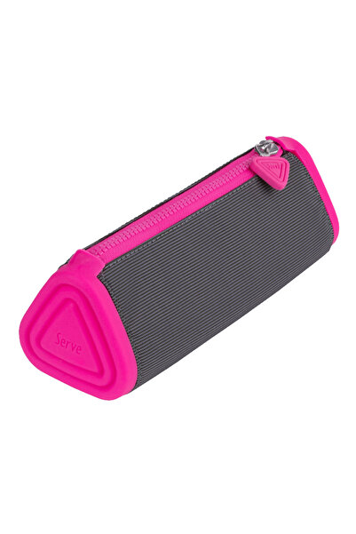 Serve Prismo Triangle Pencil Case Highlighter Pink