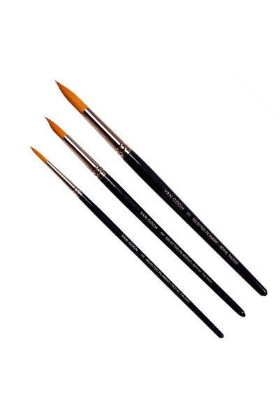 Van Gogh 191 Serisi Yuvarlak Uçlu Sentetik Kıl Sulu Boya Fırçası Numara: 18