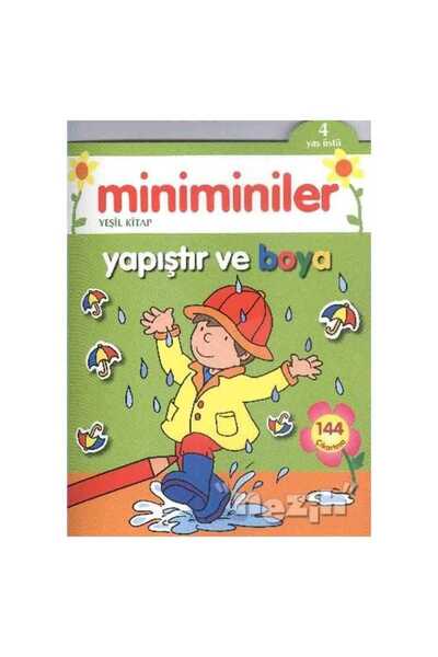 Parıltı Yayıncılık كتاب ميني مينيير الأخضر للصق والتلوين