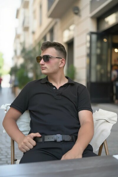 BY NAPPA Kmr1520-1 Faux Leather Sports Belt