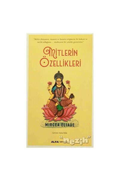 Alfa Yayınları Mitlerin Özellikleri