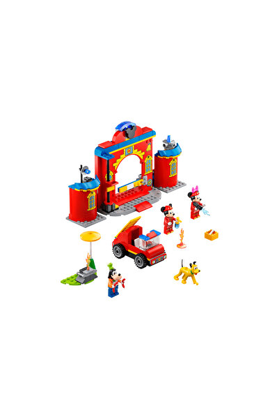 LEGO Juniors Mickey ve Arkadaşlarının İtfiaye Merkezi ve Kamyonu 10776