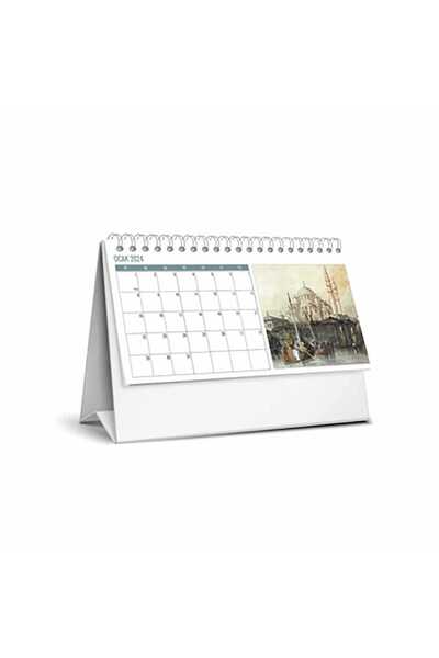 KESKİN COLOR 2024 Triangle Desk Calendar Engraving 820502 Mtk-792 2016