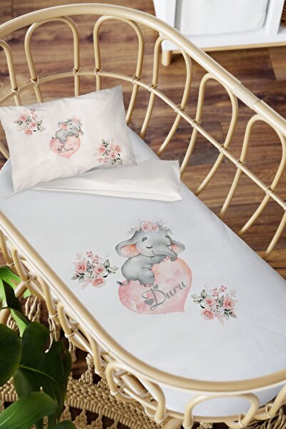 Homamia Isme Özel Anne Yanı 60x100 Beşik Uyku Nevresim Takımı