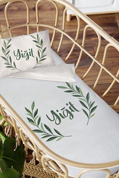 Homamia İsme Özel Anne Yanı 60x100 Beşik Uyku Nevresim Takımı