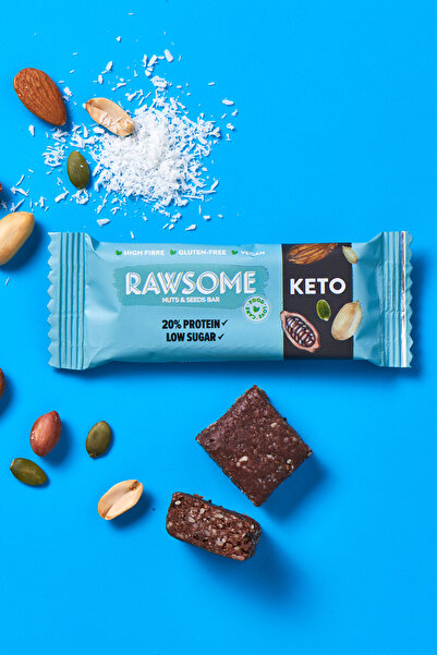 Rawsome Ketojenik Kakaolu Protein Bar 40g X 12 Adet