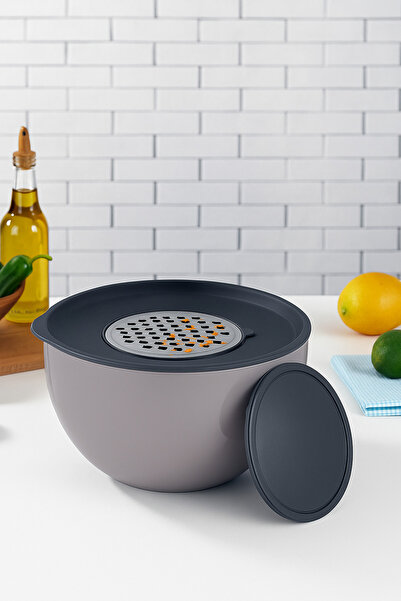 VİALEX Multi Grater Mixing and Storage Container 4 Pieces 20 cm