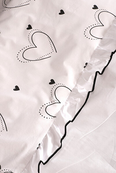 Larispera 100% pamut Ranforce dupla fodros paplanhuzat szett fodros, puha, légáteresztő