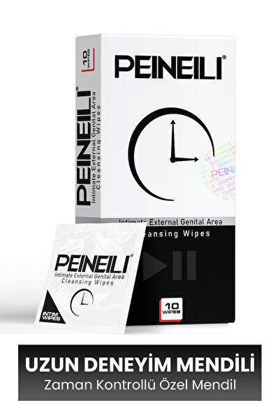 PEINEILI Genital Area Care Wipes 10 Uses Uzun Deneyim Mendil 10 Kullanımlık