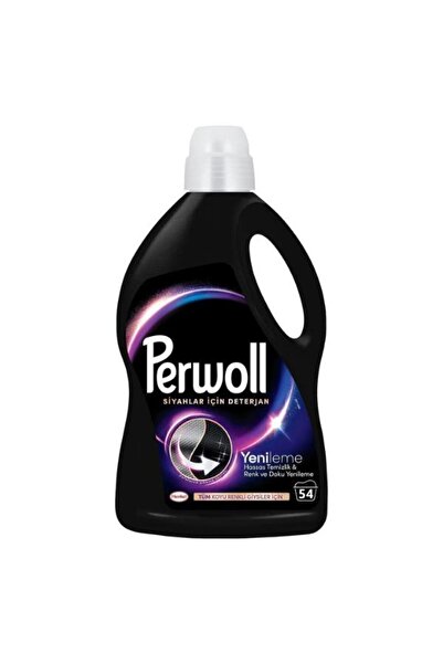 Perwoll Liquid Detergent Renewal Black 2.97 L - For Black Clothes (54 Washes)