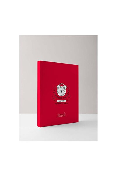 Meli Melek Melimelek Zamansız Ajanda Kırmızı