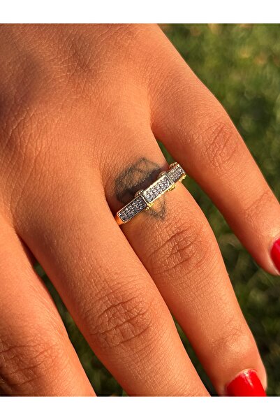 Zemora Jewelry ثلاث حلقات مرصعة بالأحجار قابلة للتعديل