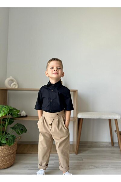 favorimkids Baby Kids Short Sleeve 1- Pants 1- Shirt Set 1-5 Years Old