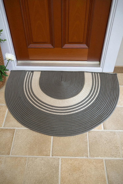 Bervace Home Bervace 40x70 cm Jüt Görünümlü Dekoratif Kapı Önü Paspası