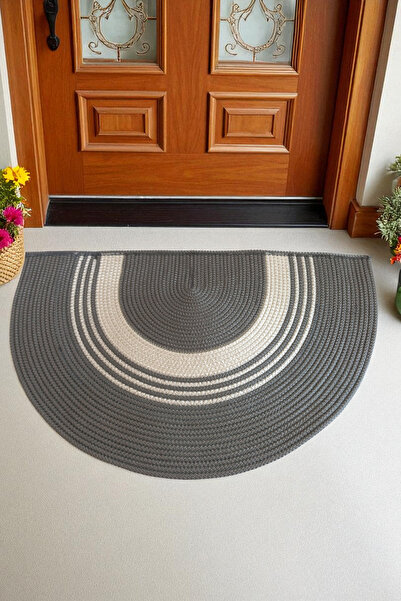 Bervace Home Bervace 40x70 cm Jüt Görünümlü Dekoratif Kapı Önü Paspası