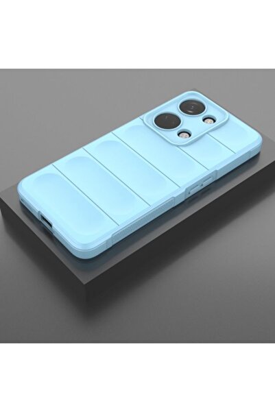 SKYDDAR INNOVATION Θήκη για OnePlus Nord 3, Magic Shield, κατασκευασμένη από σιλικονούχο ματ, σετ αυτοκόλλητων, μπλε