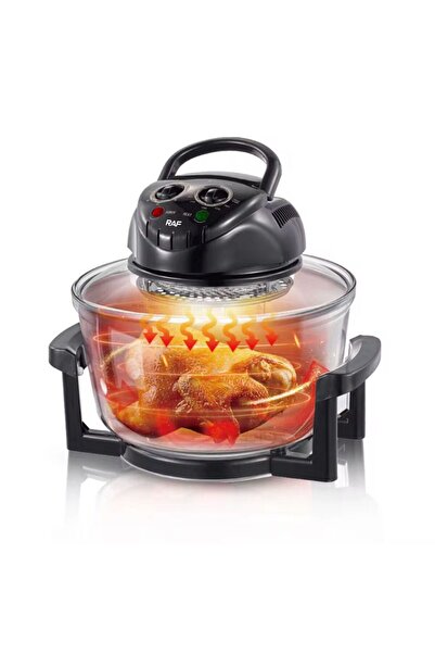 raf Air Fryer cu Aer Cald - 12L, 3500W, Cuptor, Convector, Preparare cu Aburi...