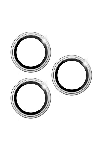 WIWU iPhone 17 Pro Max Uyumlu LG-005 Falcon Anti Reflective Kamera Lens Koruyucu Gümüş