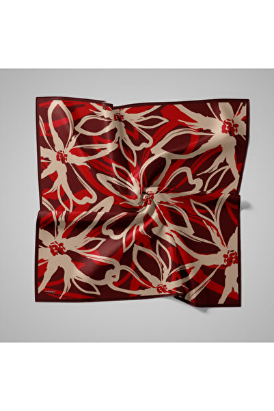 PİRAMİT Natural Scarf |   Linear Daisy