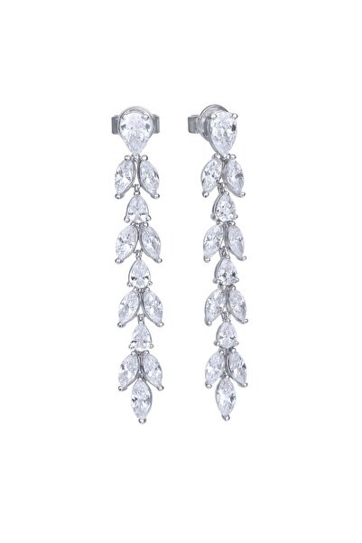 Diamonfire Cercei din argint, lungi cu zirconiu cubic, 622021