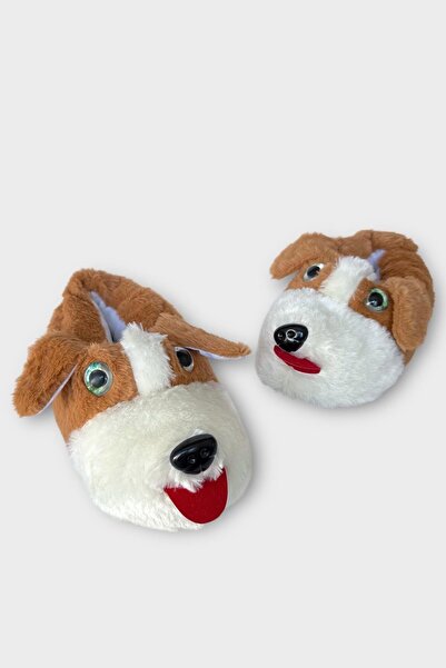 Liger Unisex Cam Gözlü Kışlık Sıcak Tutan Panduf TABA