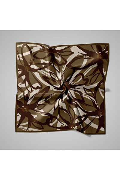 PİRAMİT Natural Scarf |   Linear Daisy