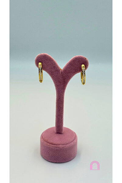 Moond Accessories أقراط ذهبية مرصعة بأحجار الصلب