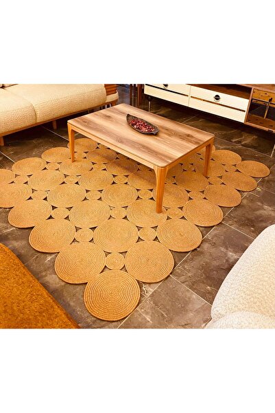 JÜTEX HOME Jüt Kilim, Paspas, Mutfak Halısı, Banyo Paspası, Kilim, Halı, Otur...