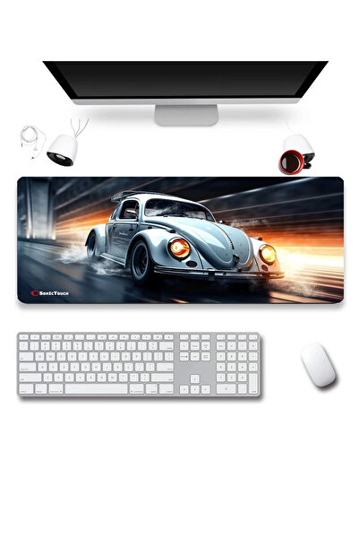 SonicTouch Mouse Pad Gamer UltraGrand Vosvos Xxl Gri pentru Tastatură 40x90Cm