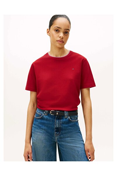 Tommy Hilfiger Rwb Pike Crew Neck Short Sleeve Women's T-Shirt Ww0Ww47310Xit