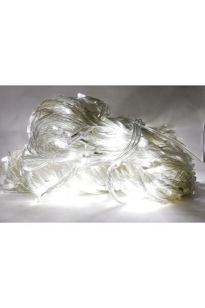 Bibilel Χριστουγεννιάτικη εγκατάσταση τύπου Rain 8 x 1 m 300 LED Ψυχρό λευκό ...