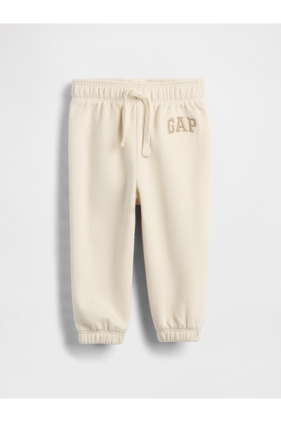 GAP Bebek Kırık Beyaz VintageSoft Logo Eşofman Altı