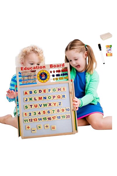 Impact Vision Tabla magnetica educationala,cu doua fete de scris,litere si ci...