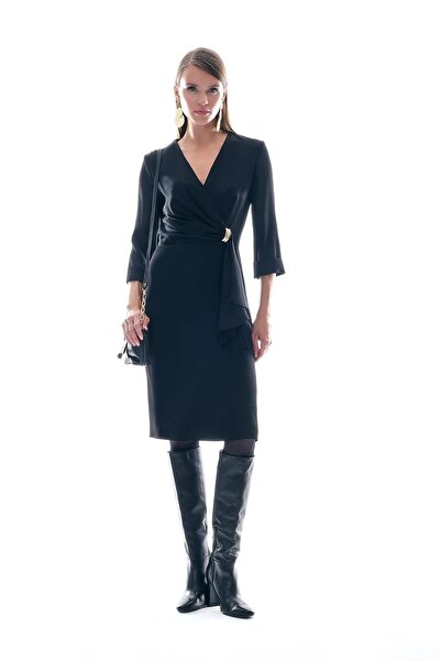 EXPLOSION Gold Tokalı Truvakar Kol Elbise