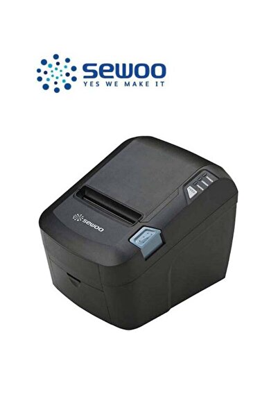 SEWOO طابعة الإيصالات الحرارية TE322 - سرعة الطباعة 200 مم/ثانية، قاطع تلقائي، منافذ USB ومنفذ متوازي