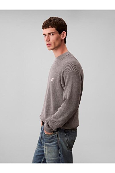 Calvin Klein LS EZ COTTON WAFFLE CRWNK SWTR 9