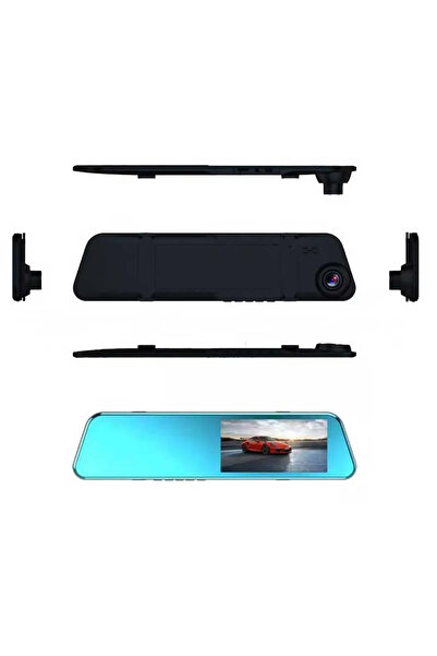 Generic Ayna Tipi Araç Kamerası – Full HD Ön ve Arka Kayıt, Gece Görüşlü Güvenlik Sistemi