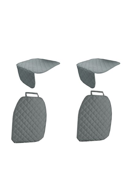 Metru Patrat Set 4 universal car seat covers, quilted, washable, waterproof, grey