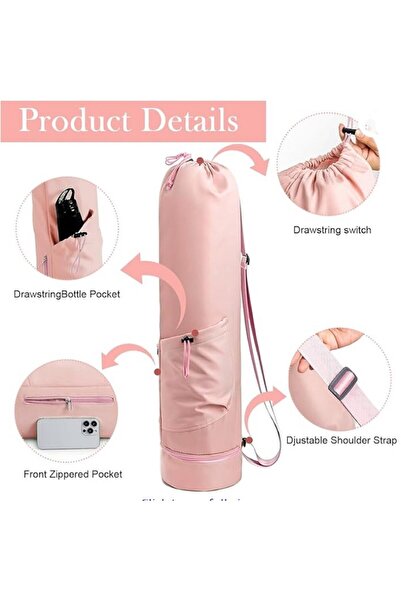 Generic Gym Bag for Women with Shoe Compartment Cute Pink Strawberry Prints Corduroy Duffle Bag wit