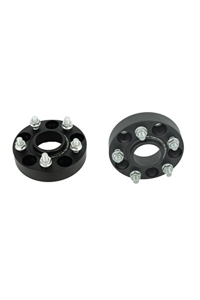 Lumi LUXURY Set of 2 Spacers 30mm 5x114.3 black with nuts compatible Renault / Dacia Duster I / II / III