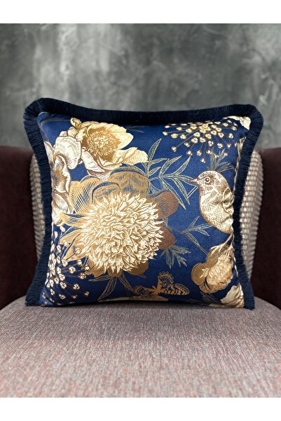 Fabricland Robin-103 Спеціальний пошитий темно-синій колір з бахромою Імпортн...