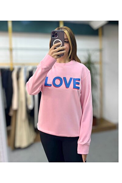 Sheesy LOVE cu imprimeu Swea tricou