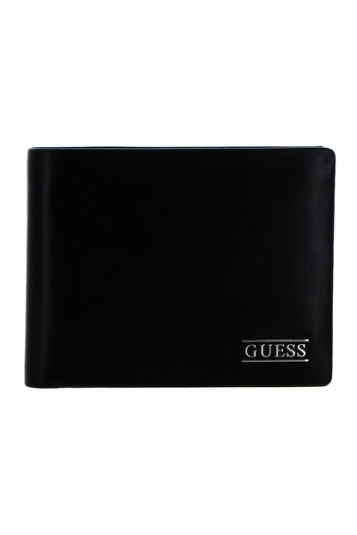 Guess New Boston Erkek Siyah Deri Cüzdan SMNEBRLEA27-BLA